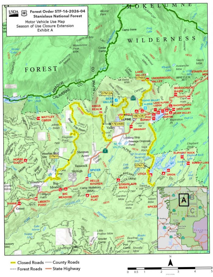 Several Forest Service Roads to Remain Closed Past April 15