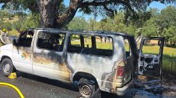 Transit Van Fire on Hwy 49 in San Andreas Area