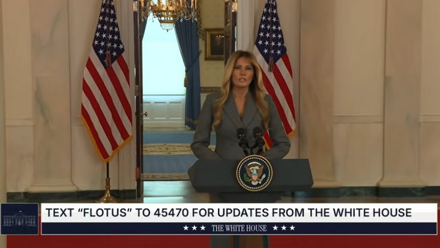 First Lady Melania Trump’s Statement on Jeffrey Epstein