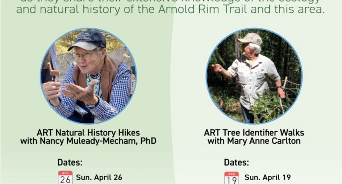 Arnold Rim Trail — Guided Natural History & Tree Identifier Walks – 2026