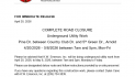 Underground Utility Work Closes Pine Drive