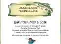 The 25th Annual Kid’s Fishing Derby!!  May 2nd, Murphys Community Park!