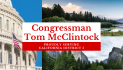 Rep. Tom McClintock Introduces H.R. 8380 He Says Will “Restore Fiscal Order and End Appropriations Gridlock”