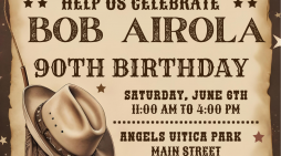 Wish Bob Airola a Happy 90th Birthday!