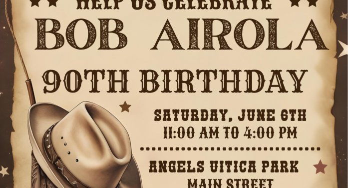 Wish Bob Airola a Happy 90th Birthday!