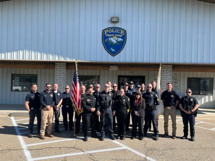 Law Enforcement Veteran Steven Poortinga Sworn in as New Angels Camp Police Chief!
