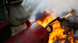 Smoke Continues from the Irish-O’Manuel Burn