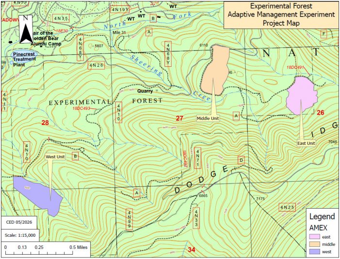 Prescribed Burning Operations to Commence in the Experimental Forest