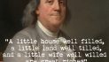 A Bit of Wisdom from Ben Franklin