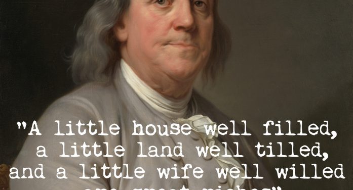 A Bit of Wisdom from Ben Franklin