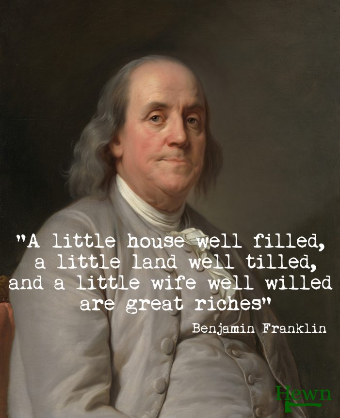 A Bit of Wisdom from Ben Franklin