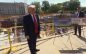 President Trump Visits White House Ballroom Construction