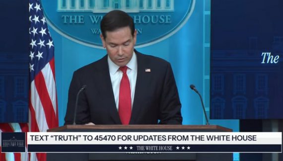 Secretary of State Marco Rubio Briefs Members of the Media, May 5, 2026