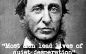 A Bit of Wisdom from Henry David Thoreau
