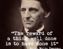 A Bit of Wisdom from Ralph Waldo Emerson