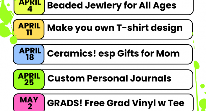 Great Saturday Events & More at Make & parTake!