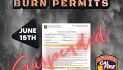 CAL FIRE Suspends Burn Permits in Calaveras, Tuolumne, Eastern San Joaquin, and Eastern Stanislaus Counties