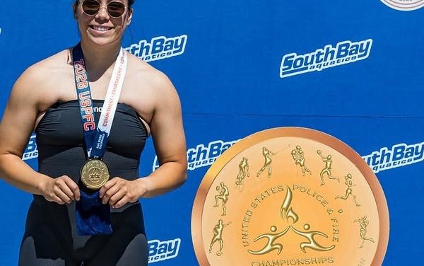 Deputy Mireya Ortega Swims to Gold Medal Performance