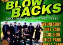 Get Your Dancing Shoes on for The BlowBacks at Utica Park Tonight!