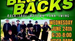 Get Your Dancing Shoes on for The BlowBacks at Utica Park Tonight!