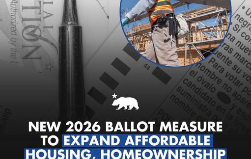 California Leaders Announce Bond Measure After Only 17% of Californians Can Afford Median Priced Home