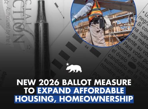 California Leaders Announce Bond Measure After Only 17% of Californians Can Afford Median Priced Home