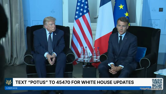 President Trump Participates in a Bilateral Meeting with the President of the French Republic President Trump Participates in a Bilateral Meeting with the President of the French Republic
