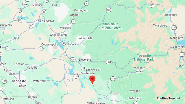 Traffic & Canine Update….Two Great Pyrenees in Roadway Near Sr49 / Bagby Sonora Side