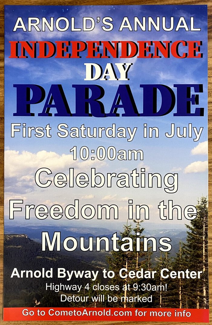 Get Ready for The Big Arnold 4th of July Parade!!  Celebrate America’s 250th Birthday!