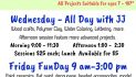 Summer Sessions are Here at Make & Partake!  Sign Up Today!