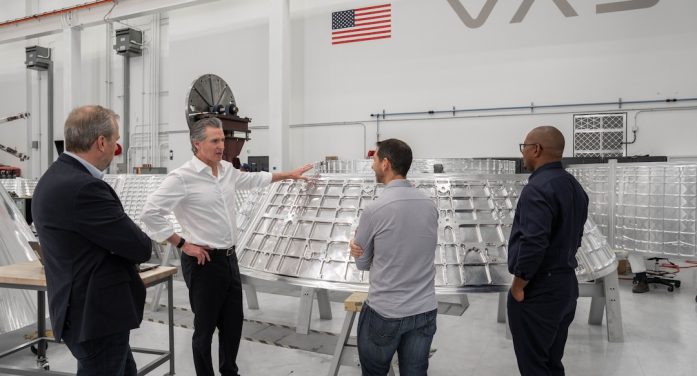 Governor Newsom visits Space Beach and Highlights California’s Aerospace Dominance