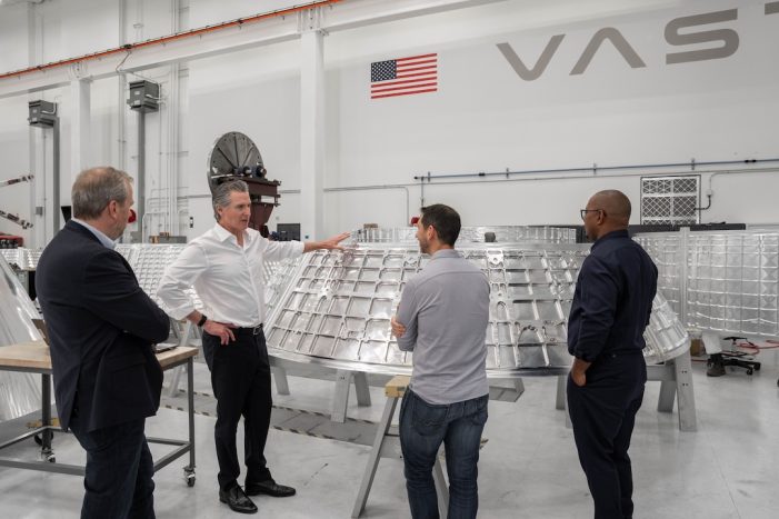 Governor Newsom visits Space Beach and Highlights California’s Aerospace Dominance