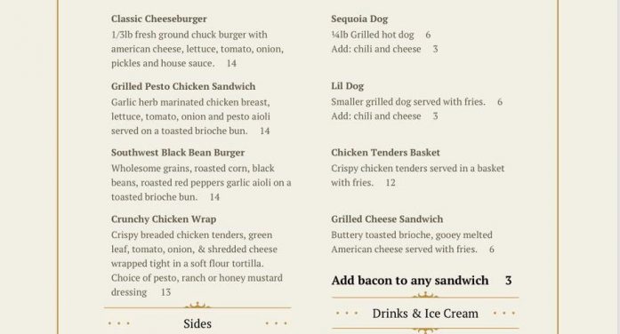 The Snack Shack at Big Trees Now Open for Summer