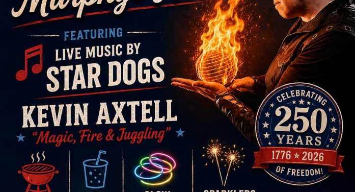4th of July Celebration Murphys Historic Hotel, featuring Live Music by Star Dogs