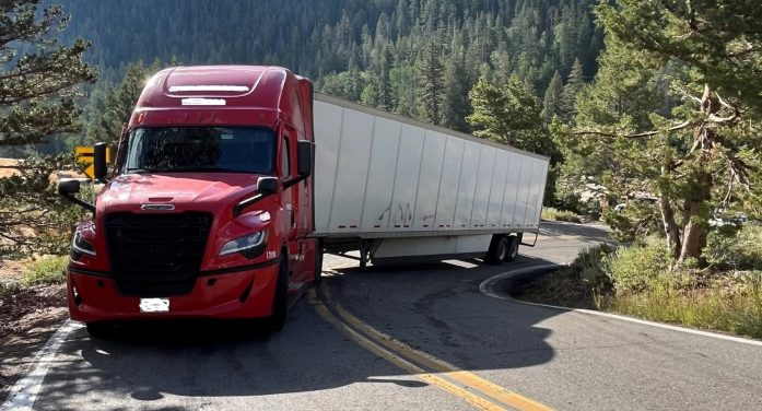 CHP Bridgeport Handles Another GPS High Country Trucker Over Sonora Pass