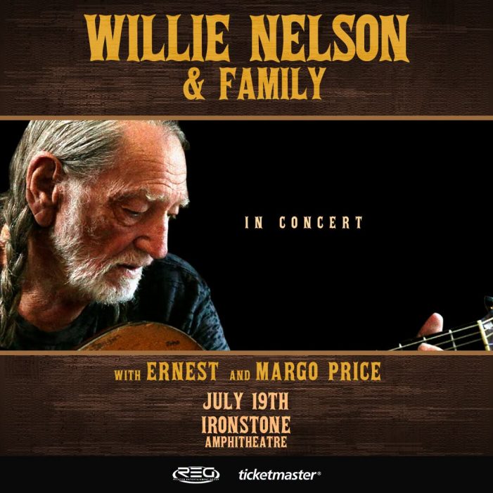 Get Ready for Willie Nelson & Friends Tonight at Ironstone!