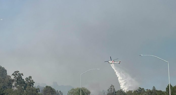 Fire Fighters Making Good Progress on Now 222.9 Acre Dove Fire