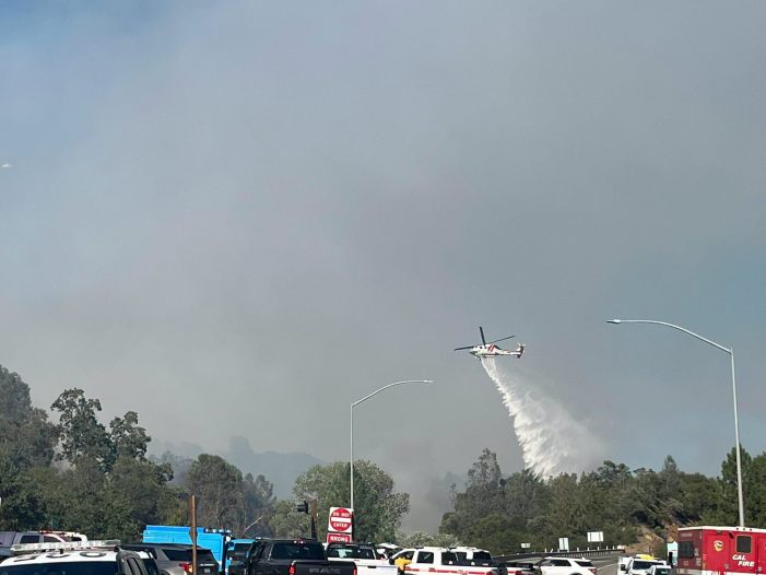 Fire Fighters Making Good Progress on Now 222.9 Acre Dove Fire