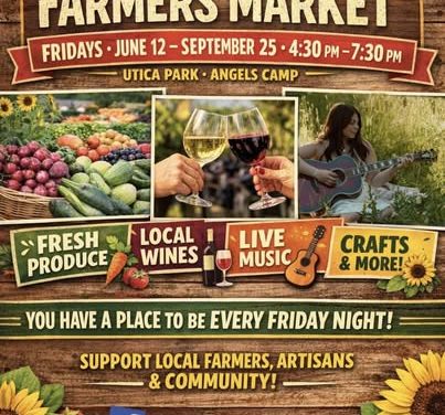 Angels Camp Farmers Market Featuring Kiana Chanelle