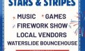 Stars & Stripes Copper Valley Town Square Fireworks Start at 7:30pm