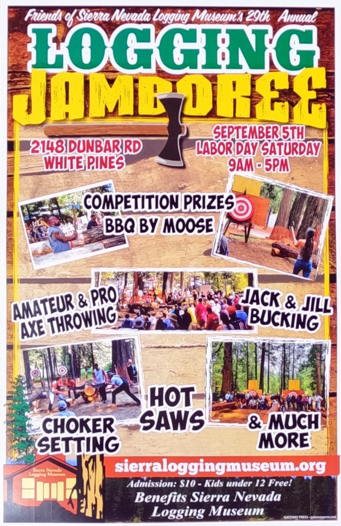 Grab Your Axes, Crosscut & Chainsaws, The 2026 Logging Jamboree is Sept 5th!