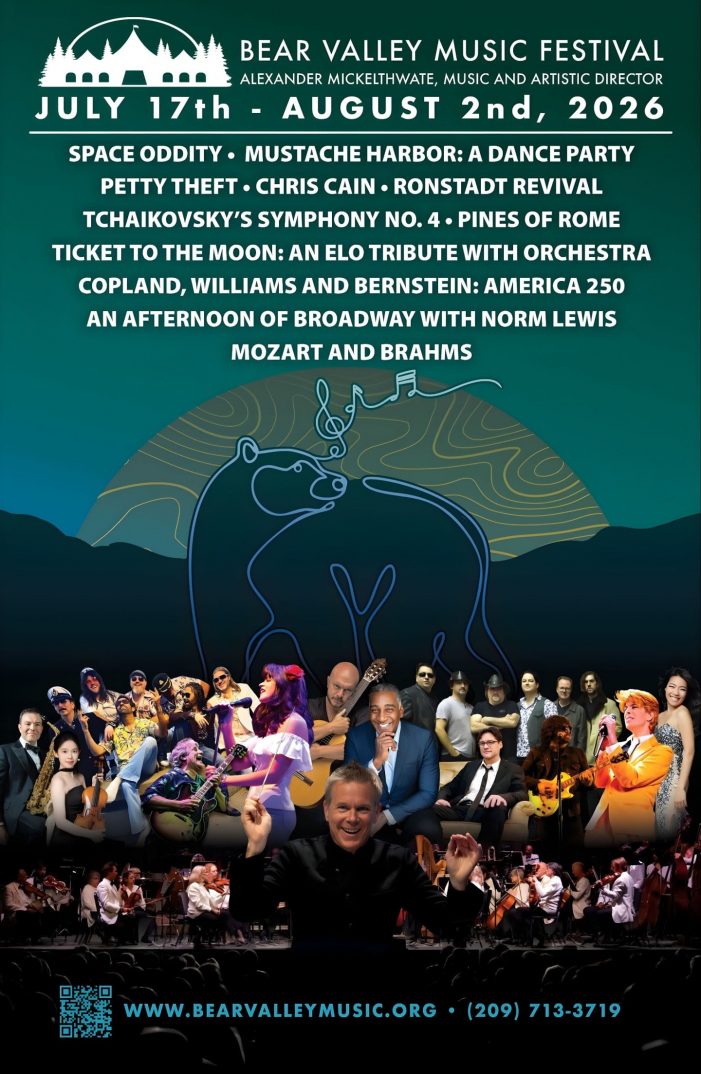 Bear Valley Music Festival Kicks Off 2026 Run Tonight with Space Oddity: The David Bowie Tribute Experience