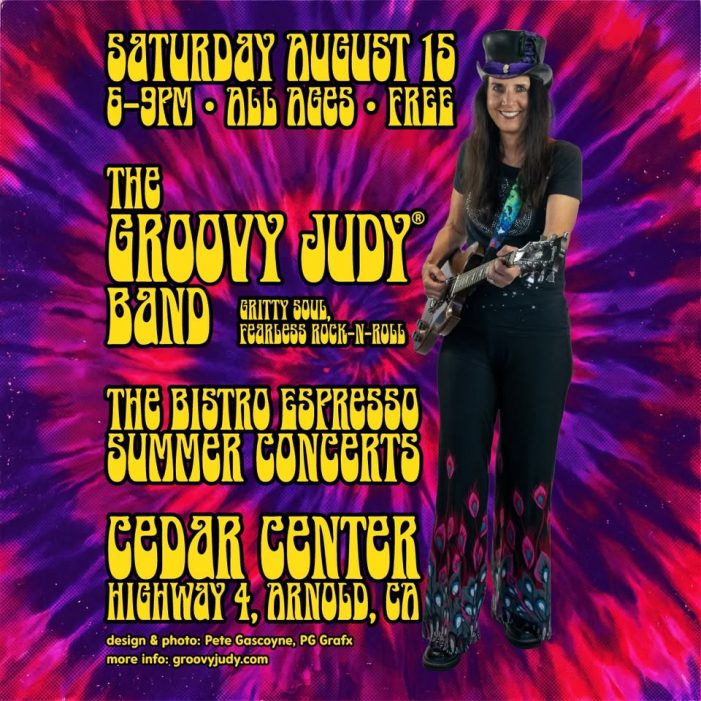 The Groovy Judy Band Shares Love Tonight at Bistro Espresso!