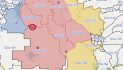 Gann Fire Evacuation Warnings Cross Hwy 4 to South and Hwy 49 to the East