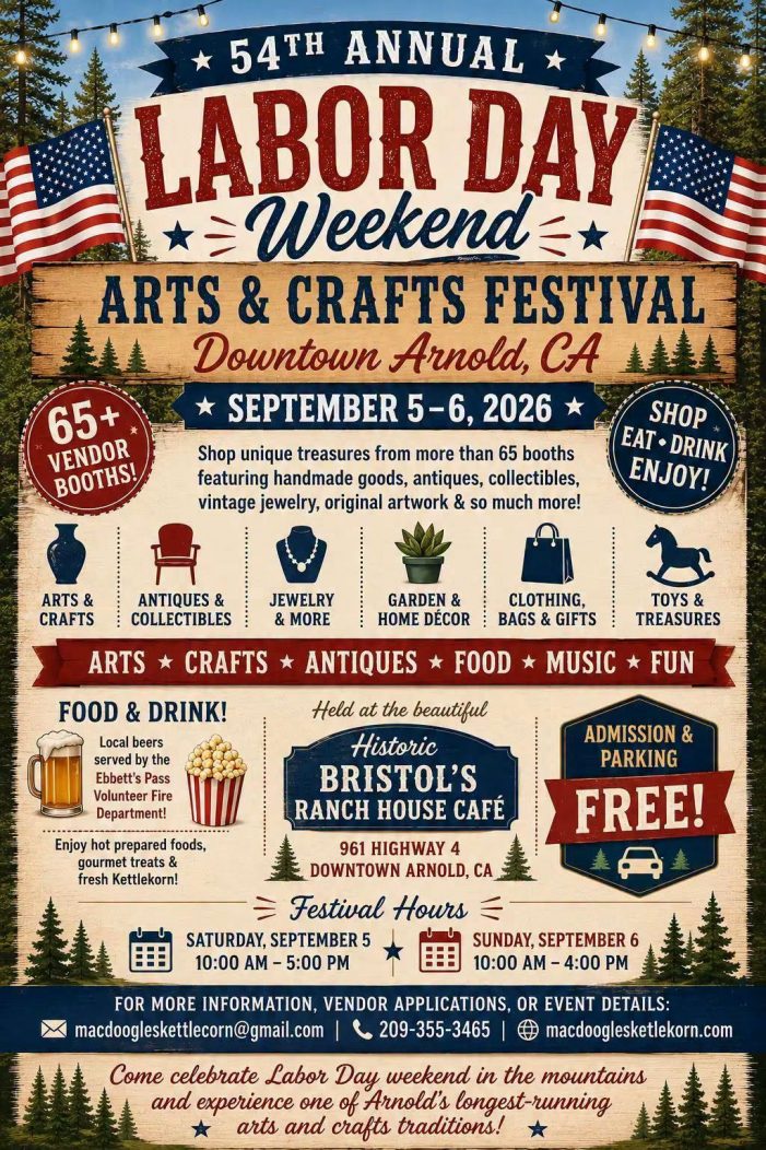 54th Annual Labor Day Weekend Arts & Crafts Festival Returns to Downtown Arnold