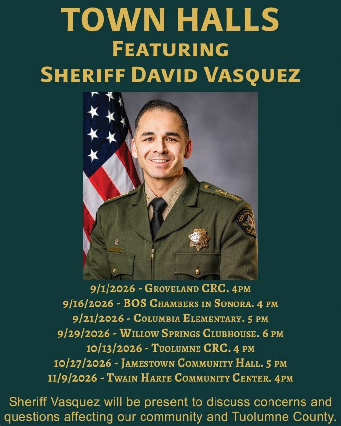 Annual Town Hall Meetings with Sheriff David Vasquez