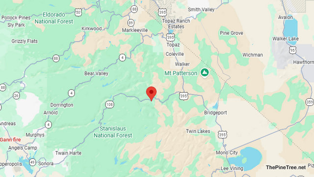Traffic Update….Big Rig Broken Down on Hwy 108 in High Country