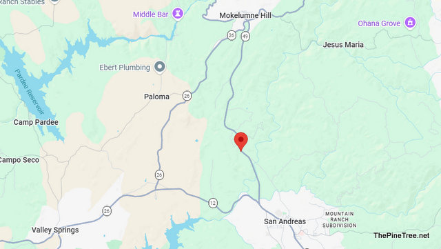 Traffic Update….Vehicle vs Motorcycle Collision, Rider Airbourne, Now on RHS Hwy 49 North of San Andreas