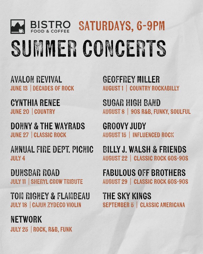 Bistro Summer Concerts Series Featuring Fabulous off Brothers: Classic Rock