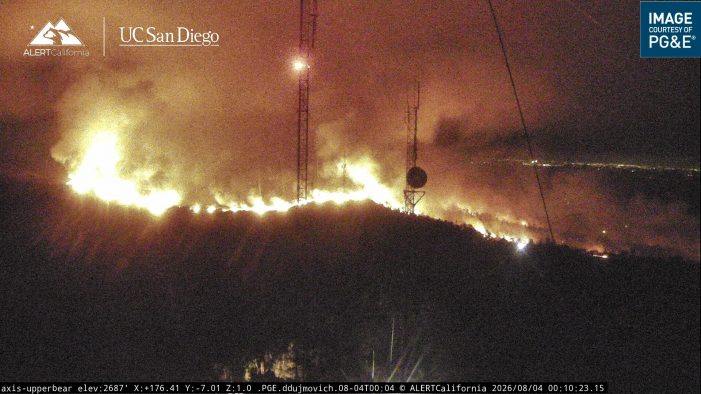 Gann Fire Explodes to Officially 1,400 Acres but Probably Now Closer to 2,000 with Multiple Evacuation Areas.